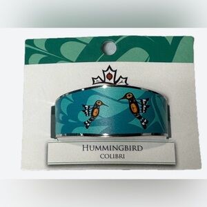 NEW Francis Dick Hummingbird First Nations Cuff Bracelet